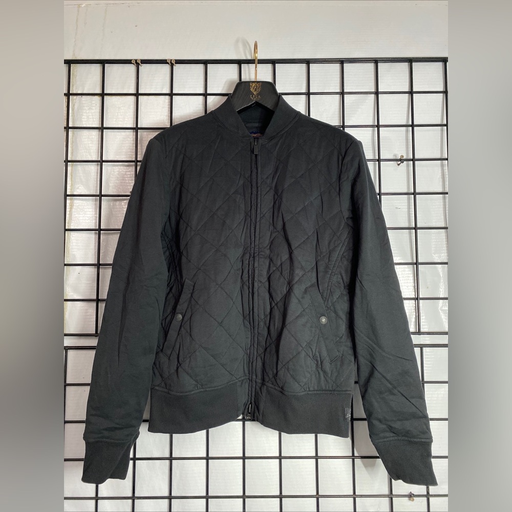 Good Man Brand Mayfair Bomber Jacket Color Black Size Small Cotton